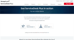 Desktop Screenshot of itildemo.servicedeskplus.com